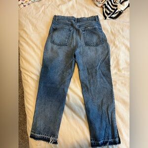 We The Free FreePeople Distressed Blue Jeans